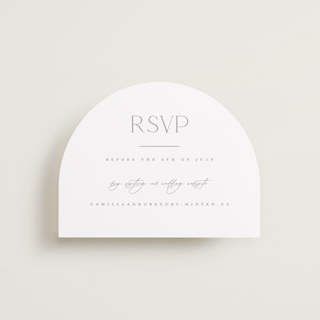 RSVP Online Enclosure Cards