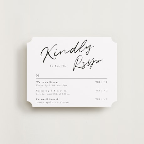 Multi-Event RSVP Cards