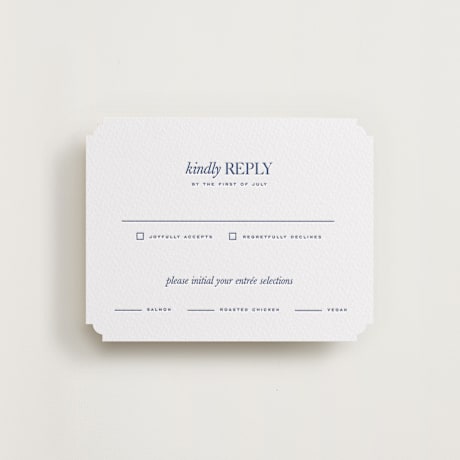 Letterpress RSVP Cards