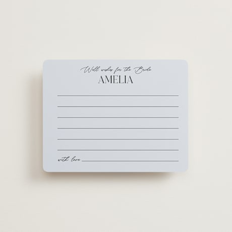 Bridal Shower Insert Cards