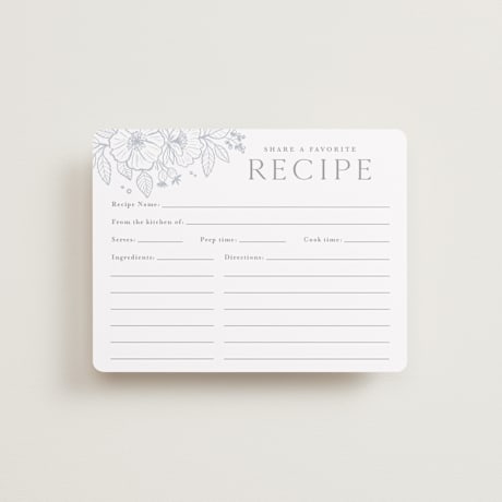 Bridal Shower Insert Cards