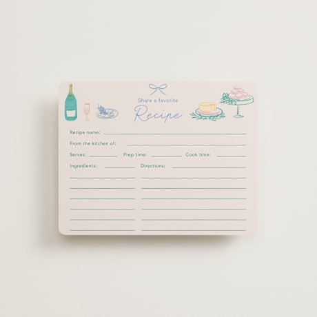 Bridal Shower Insert Cards