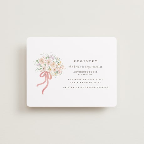Bridal Shower Insert Cards