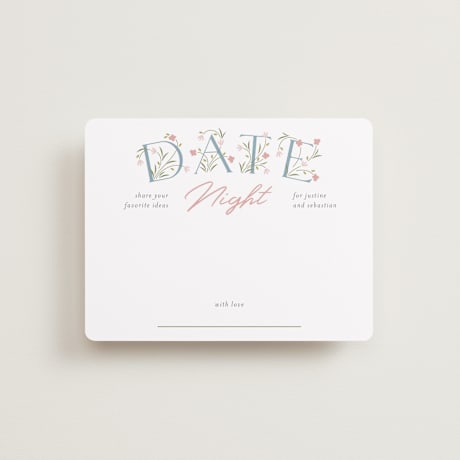 Bridal Shower Insert Cards