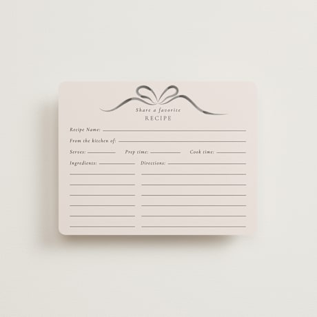 Bridal Shower Insert Cards