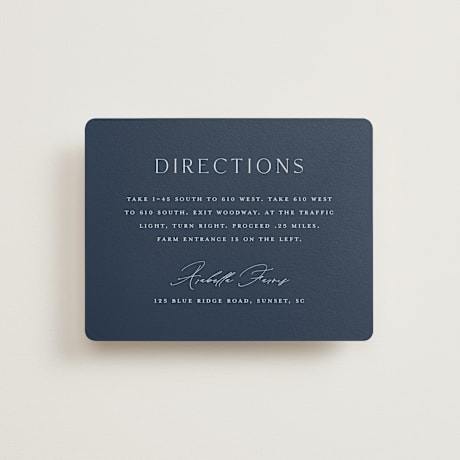 Direction Cards