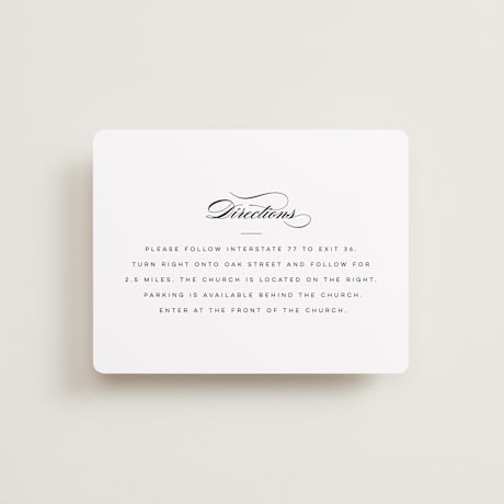 Direction Cards