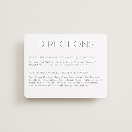 Direction Cards