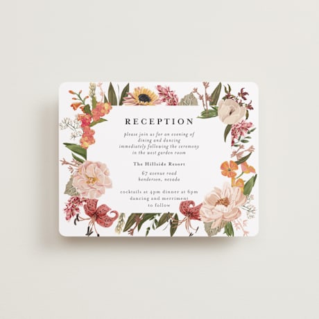 Foil-Pressed Reception Cards