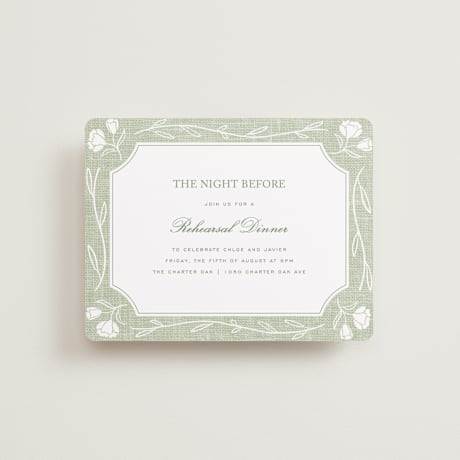 Rehearsal Dinner Cards