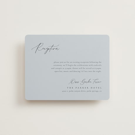 Reception Cards