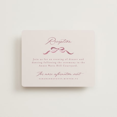 Reception Cards