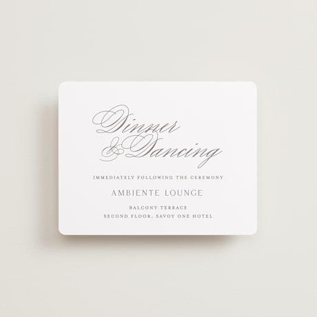 Reception Cards
