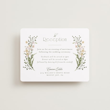 Reception Cards
