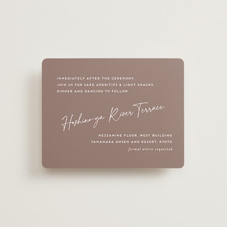 Reception Cards