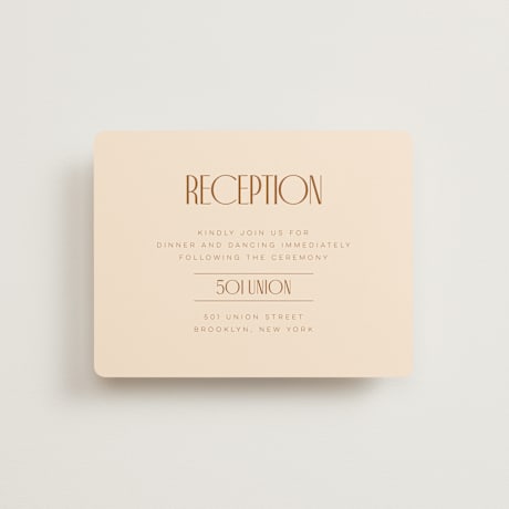 Reception Cards