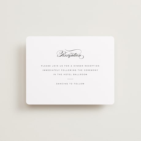 Reception Cards