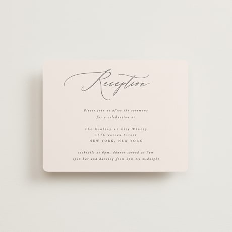 Reception Cards