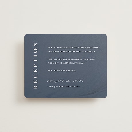 Reception Cards