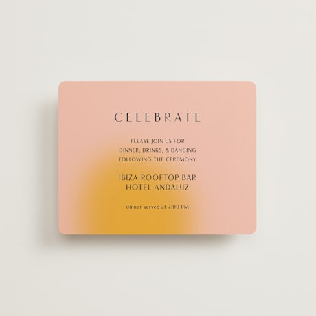 Reception Cards