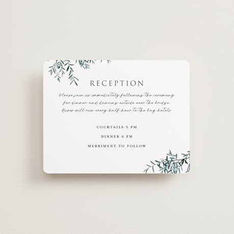 Reception Cards