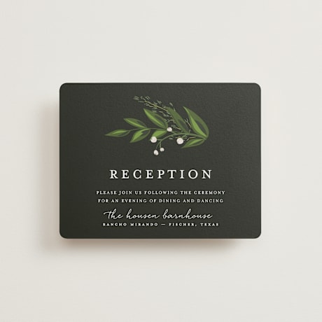Reception Cards