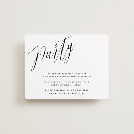 Reception Cards