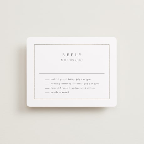 Multi-Event RSVP Cards