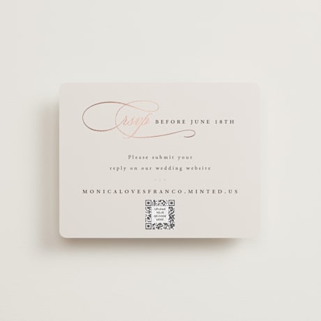 RSVP Online Enclosure Cards