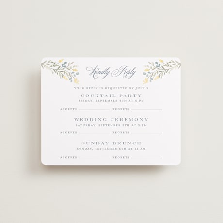 Multi-Event RSVP Cards