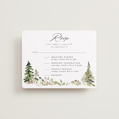 Multi-Event RSVP Cards