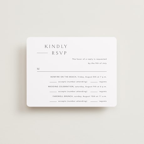 Multi-Event RSVP Cards