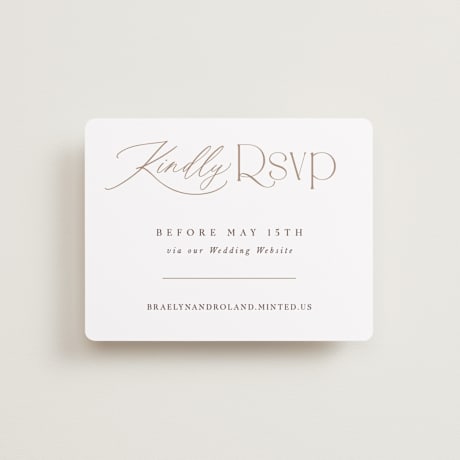 RSVP Online Enclosure Cards