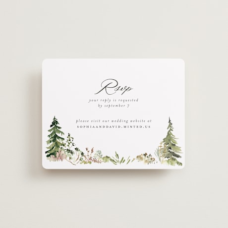 RSVP Online Enclosure Cards