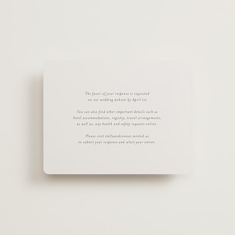RSVP Online Enclosure Cards