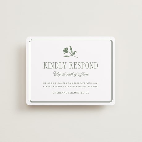 RSVP Online Enclosure Cards