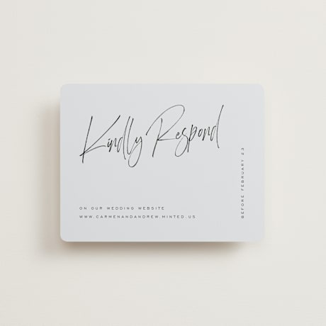 RSVP Online Enclosure Cards
