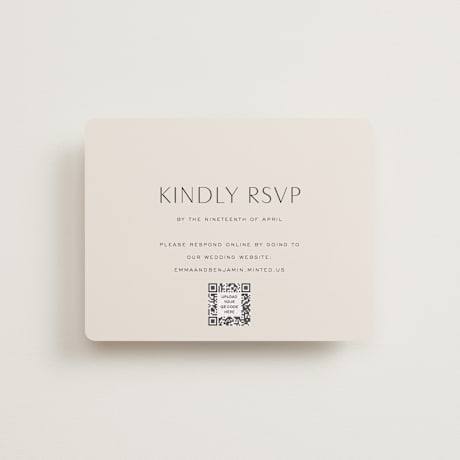 RSVP Online Enclosure Cards