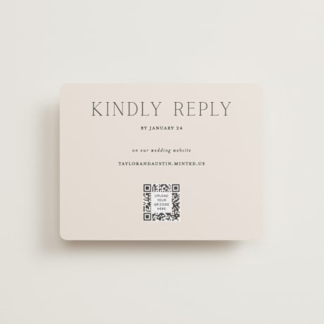 RSVP Online Enclosure Cards