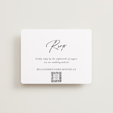 RSVP Online Enclosure Cards