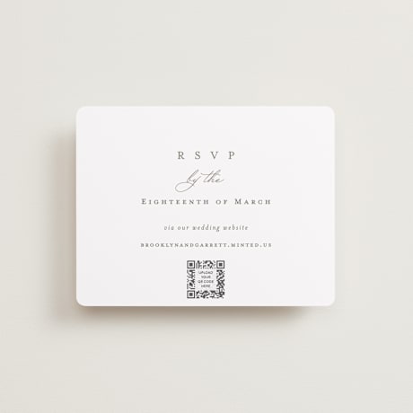 RSVP Online Enclosure Cards