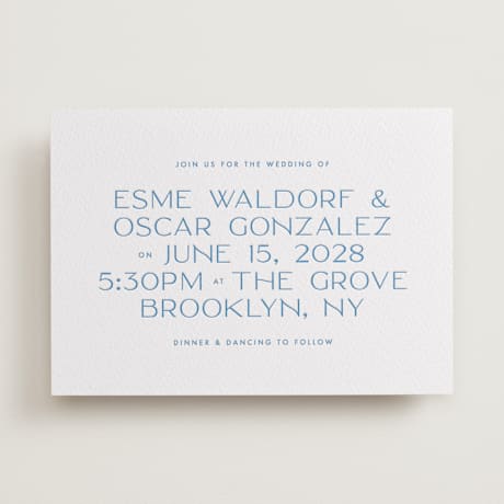 Letterpress Wedding Invitations