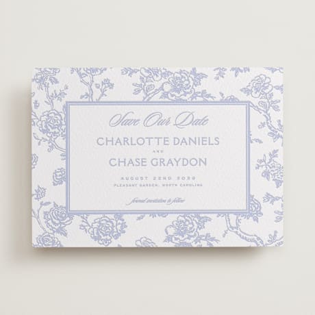 Letterpress Save the Date Cards