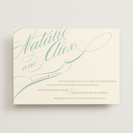 Wedding Announcements