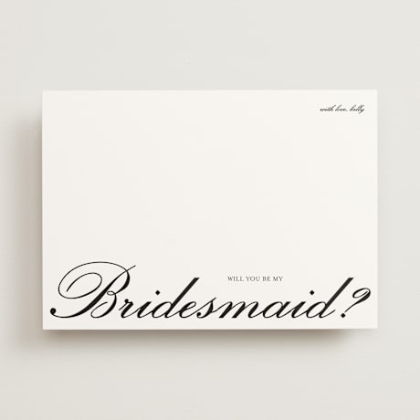 Bridesmaid Cards