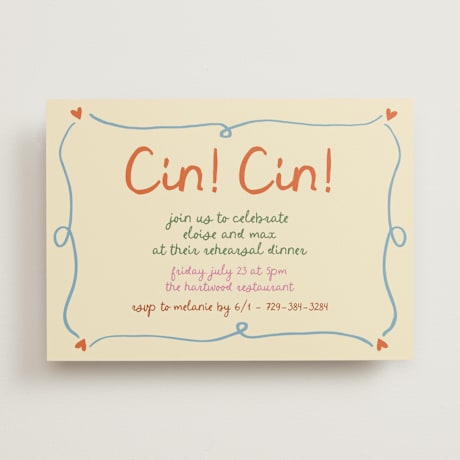Rehearsal Dinner Invitations