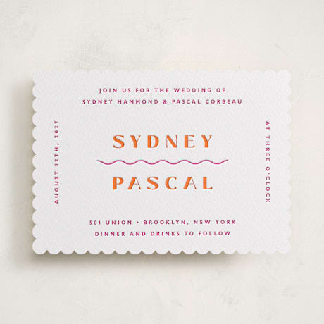 Letterpress Wedding Invitations