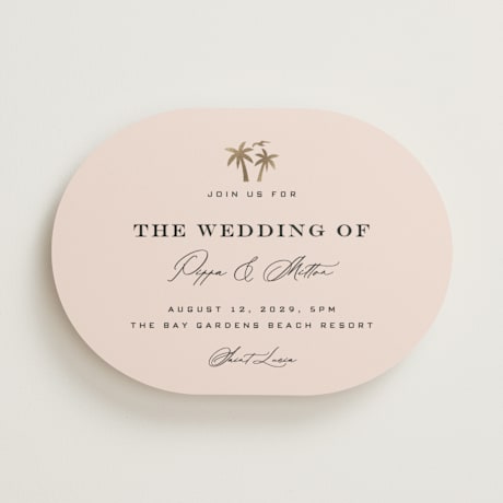 Foil-Pressed Wedding Invitations