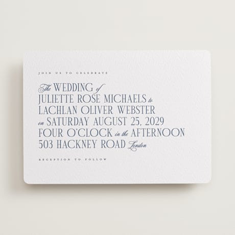 Letterpress Wedding Invitations
