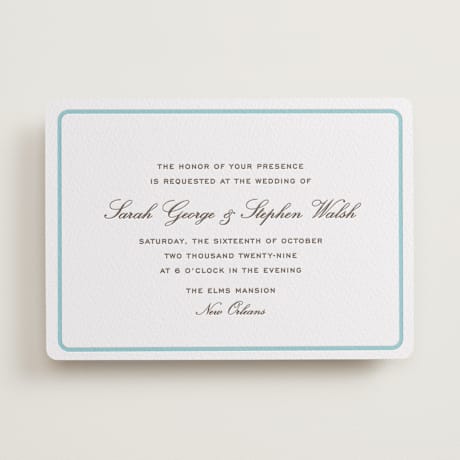 Letterpress Wedding Invitations